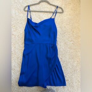 Elegant Blue Women's Romper